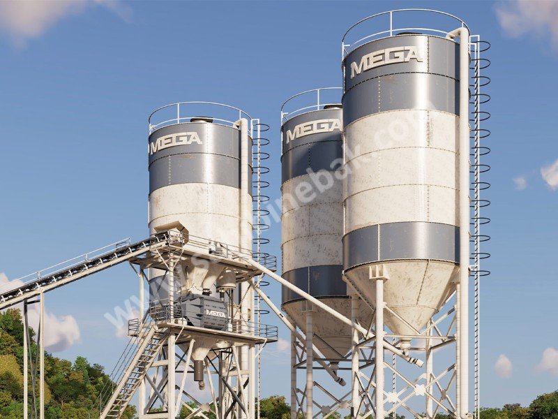 BETON SANTRALİ 180 m3 - TWINSHAFT MİKSER