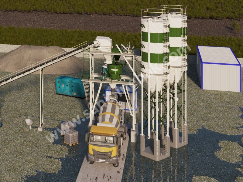BETON SANTRALİ 30 m3 PLANET MİKSER