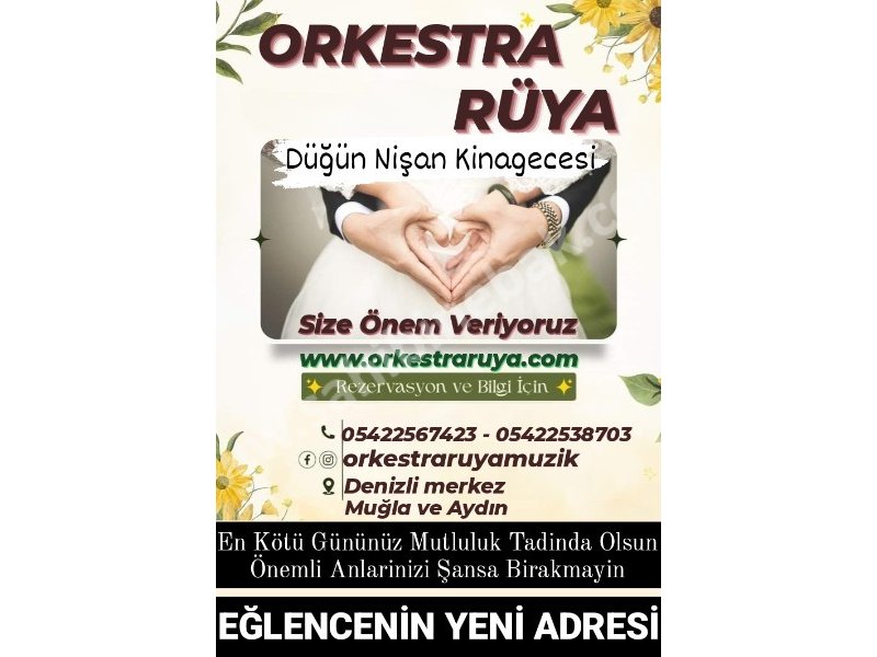 DENİZLİ ORKESTRA RÜYA DENİZLİ ORKESTRA DÜNYASI SES SİSTEMİ KİRALAMA