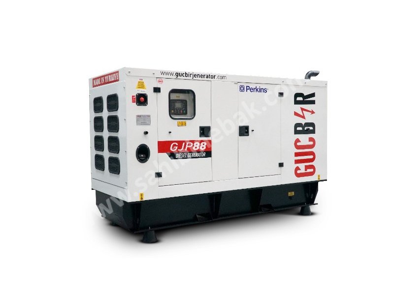 GÜÇBİR JENERATÖR - 88 kVA, PERKINS, OTOMATİK, KABİNLİ, SESSİZ