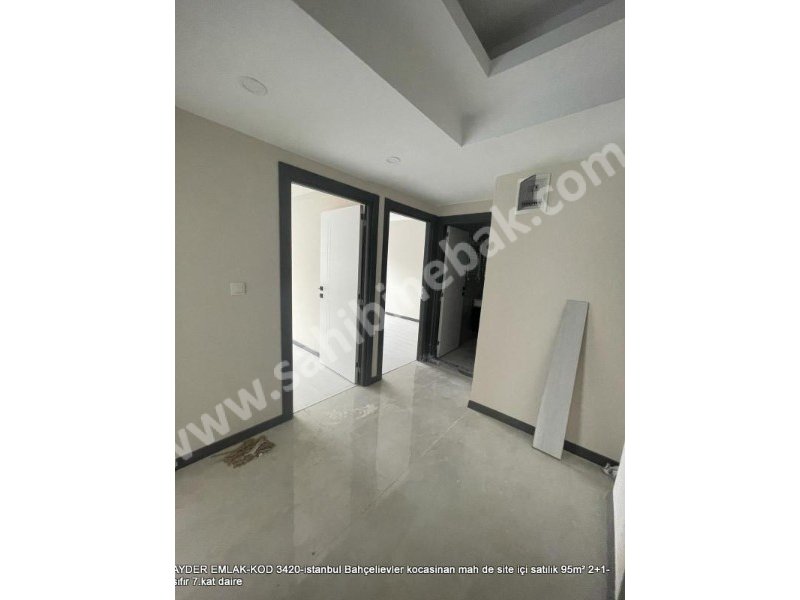 Bahçelievler kocasinan mah de site içi satılık 95m² 2+1-sıfır 7.kat daire