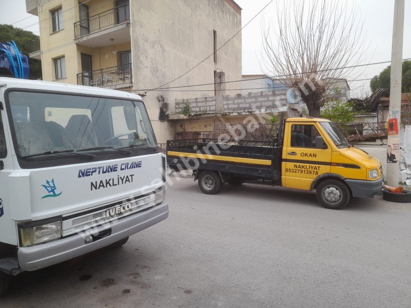 İzmir vinçli Parça Yük ve  Eşya Taşıma, Hızlı Nakliye Hizmetleri,kiralık vinç