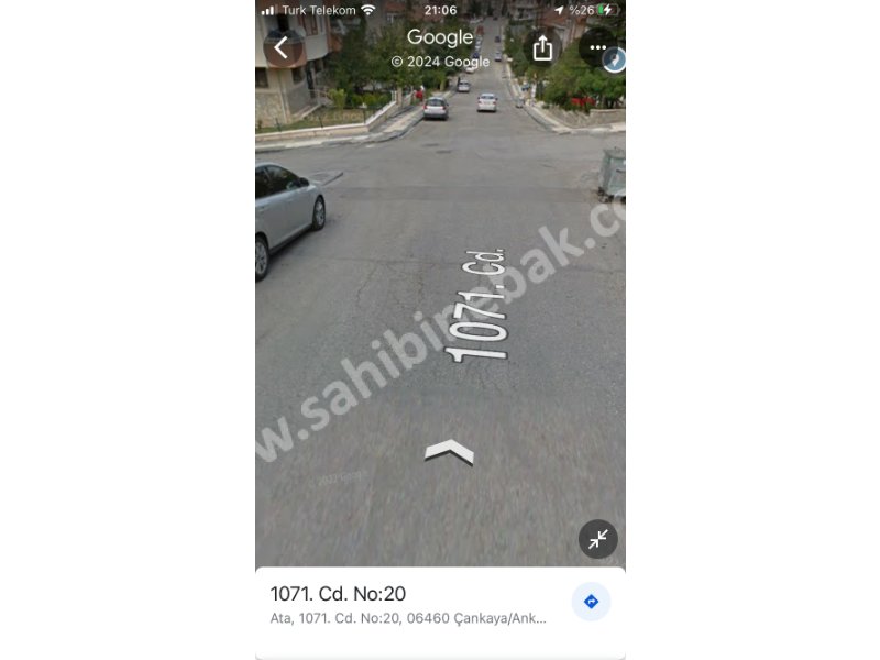 ÇANKAYA ATA MAH 1071 CAD 20 ADRESİNDE ASMA KATLI BÜRO OFİS OLABİLİR