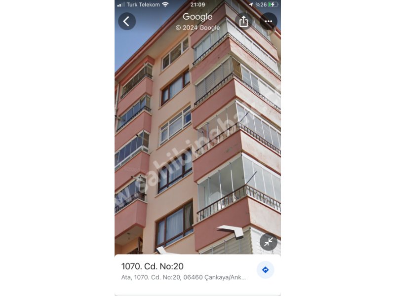 ÇANKAYA ATA MAH 1071 CAD 20 ADRESİNDE ASMA KATLI BÜRO OFİS OLABİLİR