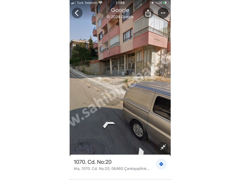 ÇANKAYA ATA MAH 1071 CAD 20 ADRESİNDE ASMA KATLI BÜRO OFİS OLABİLİR