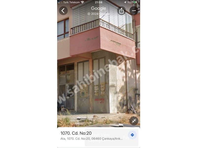 ÇANKAYA ATA MAH 1071 CAD 20 ADRESİNDE ASMA KATLI BÜRO OFİS OLABİLİR