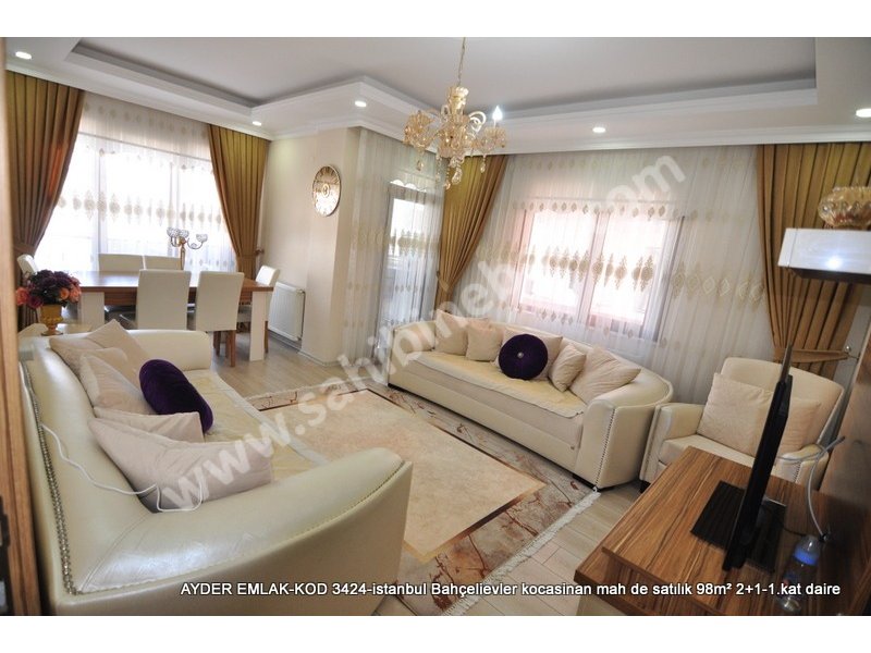 İstanbul Bahçelievler Kocasinan Mah. Satılık 1.Kat, 2+1, 98 m2 Daire