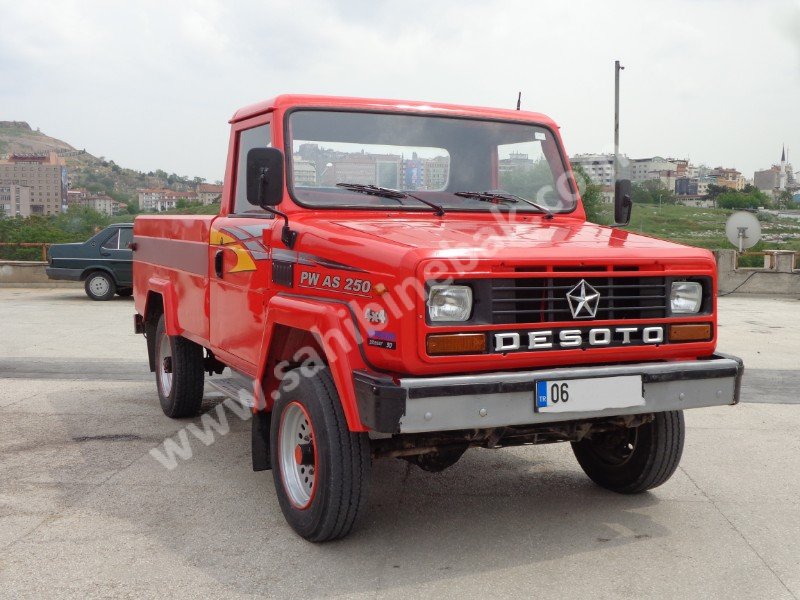 ANKARADA 99 MODEL 4X4 ORJİNAL TEK KABİN ARAZİLİ AS250 DOÇ KAMYONET