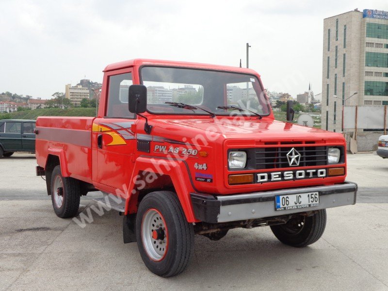 ANKARADA 99 MODEL 4X4 ORJİNAL TEK KABİN ARAZİLİ AS250 DOÇ KAMYONET