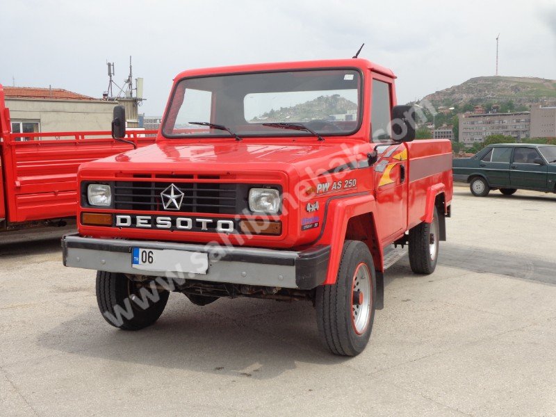 ANKARADA 99 MODEL 4X4 ORJİNAL TEK KABİN ARAZİLİ AS250 DOÇ KAMYONET