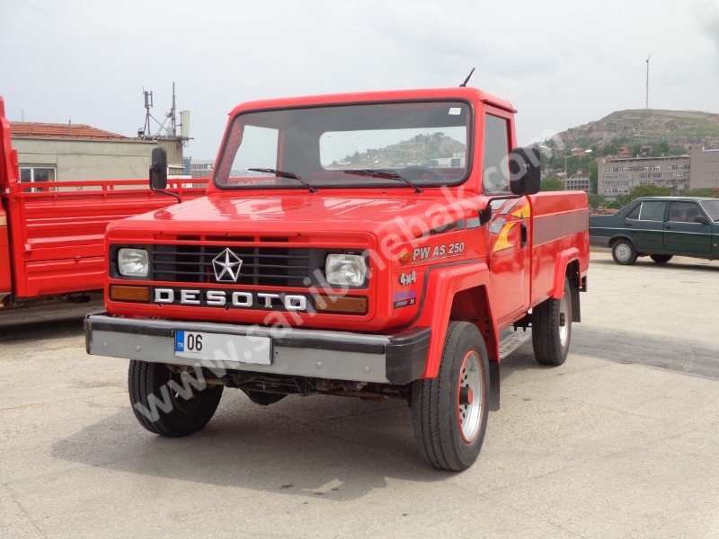 ANKARADA 99 MODEL 4X4 ORJİNAL TEK KABİN ARAZİLİ AS250 DOÇ KAMYONET