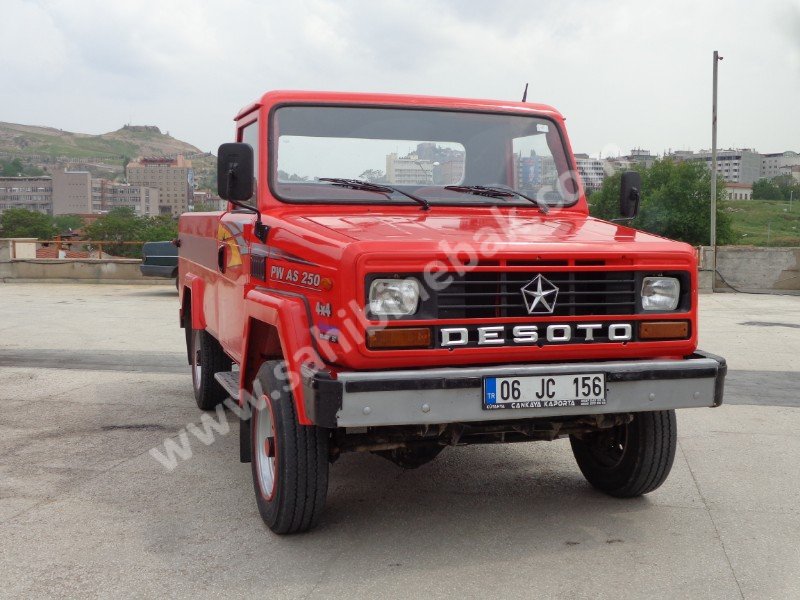 ANKARADA 99 MODEL 4X4 ORJİNAL TEK KABİN ARAZİLİ AS250 DOÇ KAMYONET