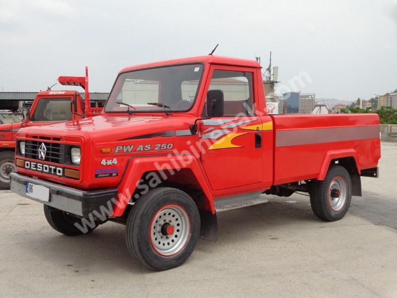 ANKARADA 99 MODEL 4X4 ORJİNAL TEK KABİN ARAZİLİ AS250 DOÇ KAMYONET