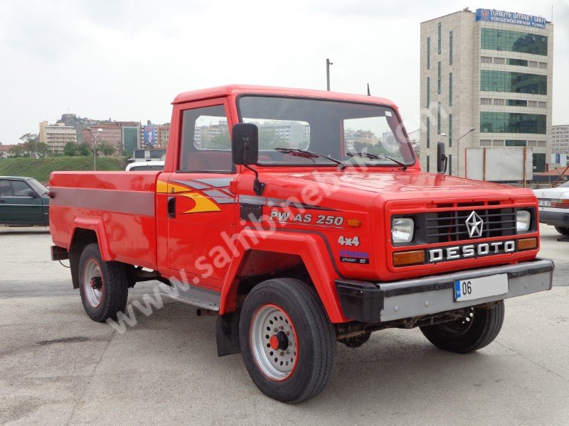 ANKARADA 99 MODEL 4X4 ORJİNAL TEK KABİN ARAZİLİ AS250 DOÇ KAMYONET