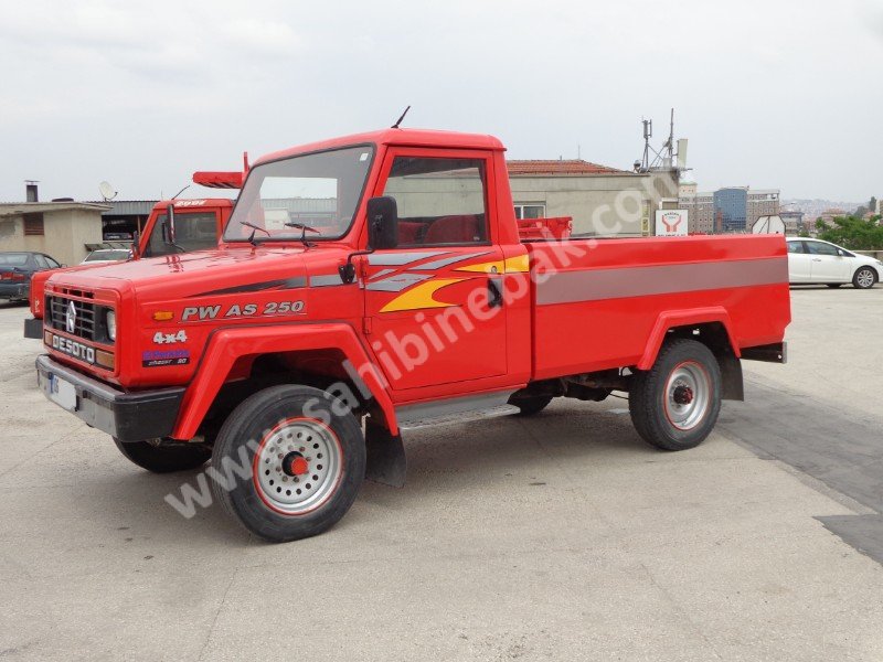 ANKARADA 99 MODEL 4X4 ORJİNAL TEK KABİN ARAZİLİ AS250 DOÇ KAMYONET