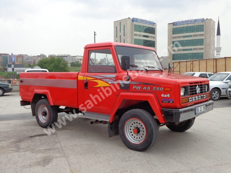 ANKARADA 99 MODEL 4X4 ORJİNAL TEK KABİN ARAZİLİ AS250 DOÇ KAMYONET