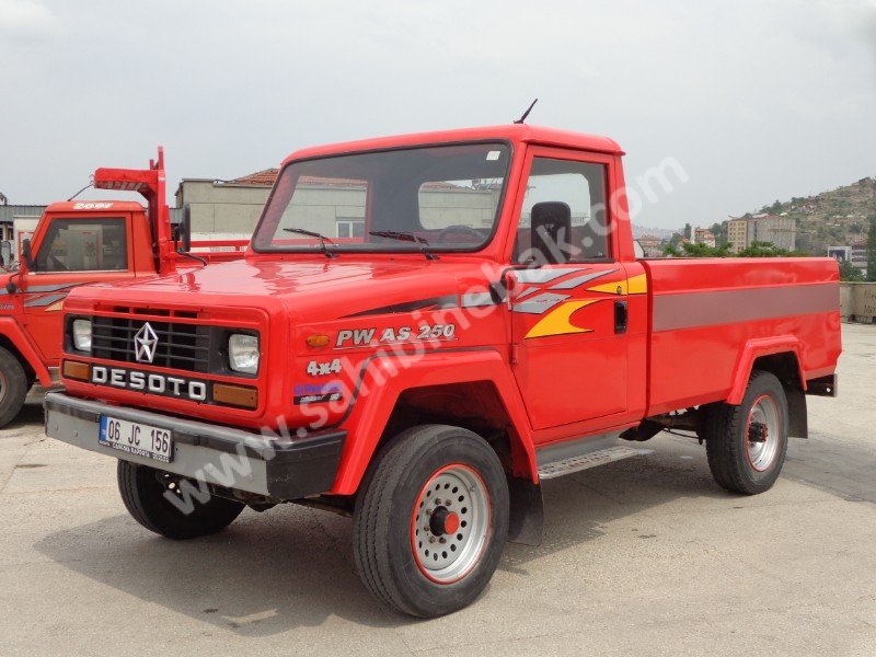 ANKARADA 99 MODEL 4X4 ORJİNAL TEK KABİN ARAZİLİ AS250 DOÇ KAMYONET