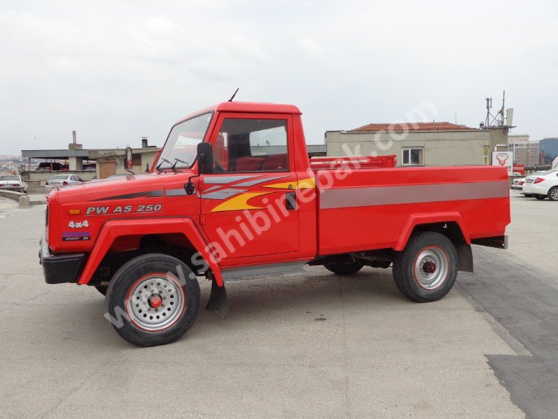 ANKARADA 99 MODEL 4X4 ORJİNAL TEK KABİN ARAZİLİ AS250 DOÇ KAMYONET