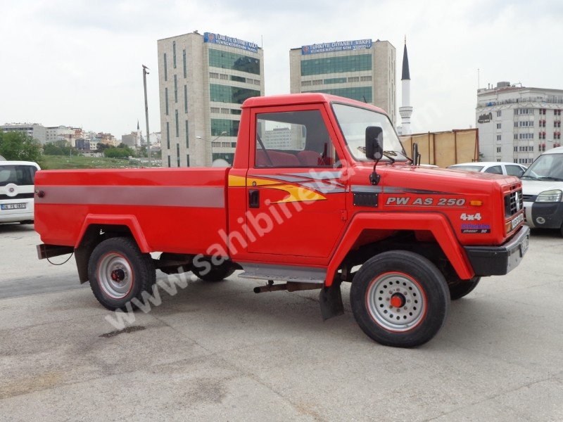 ANKARADA 99 MODEL 4X4 ORJİNAL TEK KABİN ARAZİLİ AS250 DOÇ KAMYONET