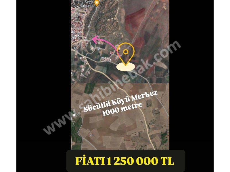 ISPARTA YALVAÇ SÜCÜLLÜ TAŞ'TA SATILIK 2534 M2 TARLA