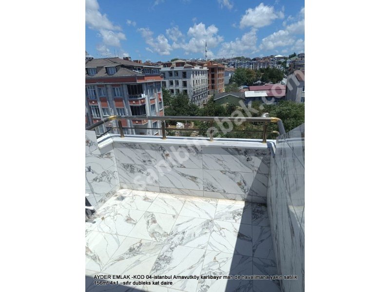 Arnavutköy Karlıbayır Mah. havalimana yakın satılık 156 m2 sıfır 4+1 Dubleks Daire