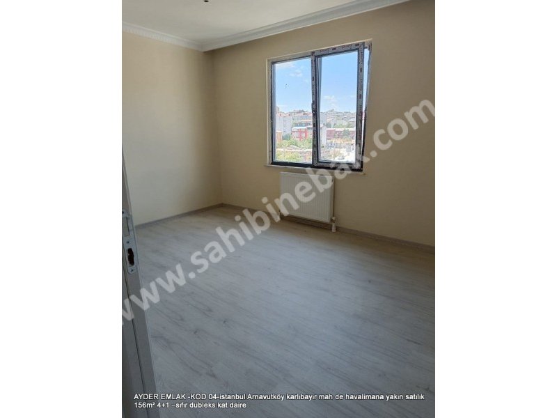 Arnavutköy Karlıbayır Mah. havalimana yakın satılık 156 m2 sıfır 4+1 Dubleks Daire