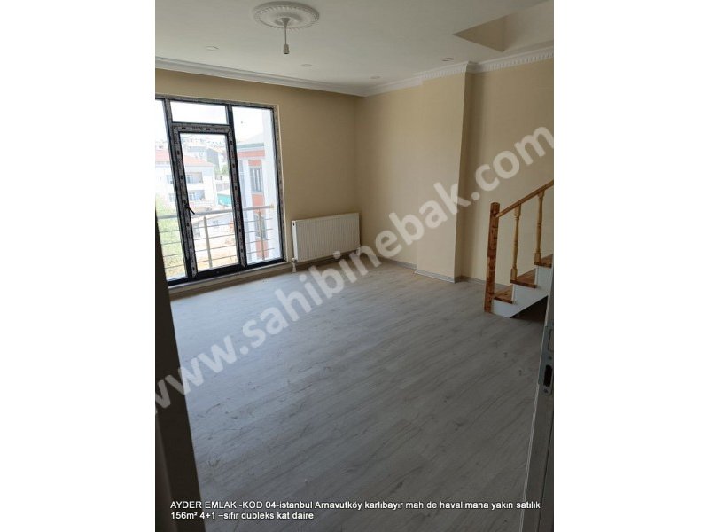 Arnavutköy Karlıbayır Mah. havalimana yakın satılık 156 m2 sıfır 4+1 Dubleks Daire