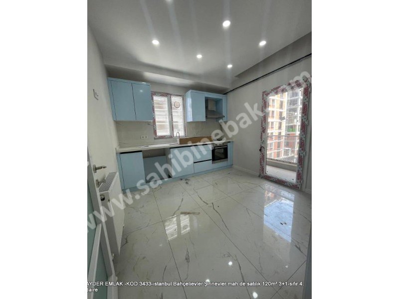 İstanbul Bahçelievler Şirinevler Mah. Satılık 120 m2 4.Kat 3+1 Sıfır Daire