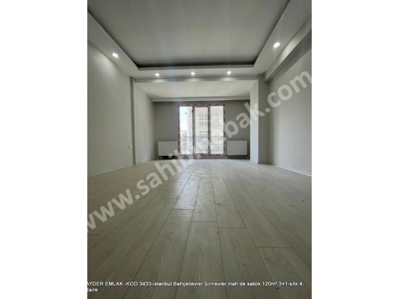İstanbul Bahçelievler Şirinevler Mah. Satılık 120 m2 4.Kat 3+1 Sıfır Daire