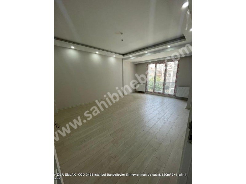 İstanbul Bahçelievler Şirinevler Mah. Satılık 120 m2 4.Kat 3+1 Sıfır Daire