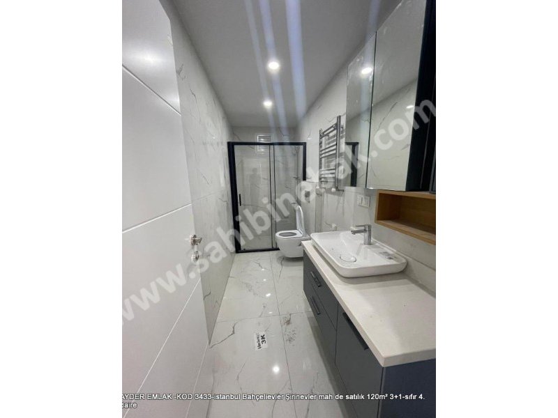 İstanbul Bahçelievler Şirinevler Mah. Satılık 120 m2 4.Kat 3+1 Sıfır Daire