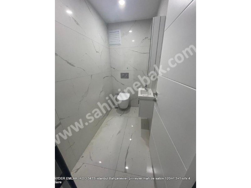 İstanbul Bahçelievler Şirinevler Mah. Satılık 120 m2 4.Kat 3+1 Sıfır Daire