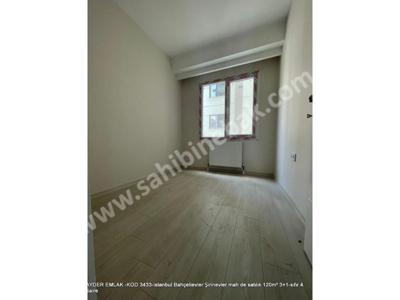 İstanbul Bahçelievler Şirinevler Mah. Satılık 120 m2 4.Kat 3+1 Sıfır Daire