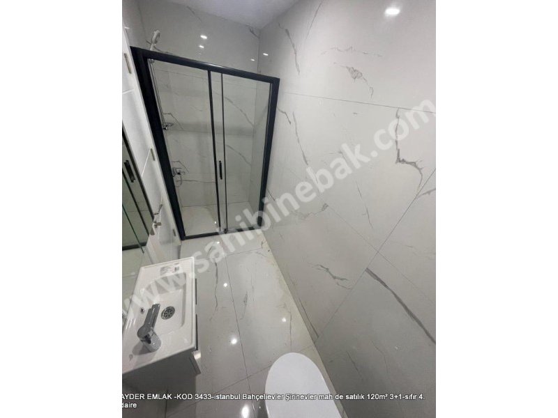 İstanbul Bahçelievler Şirinevler Mah. Satılık 120 m2 4.Kat 3+1 Sıfır Daire