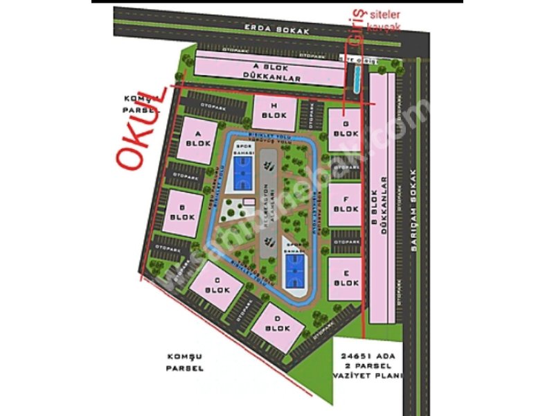ANKARA AYDINLIKEVLER TÜRKİŞ BLOKLARINDA KENTSEL DÖNÜŞÜM ALANI 180+180 DAİRE