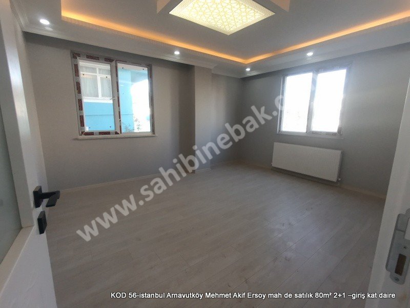 İstanbul Arnavutköy Mehmet Akif Ersoy Mah. Satılık 2+1 Giriş Kat 80 m2 Daire