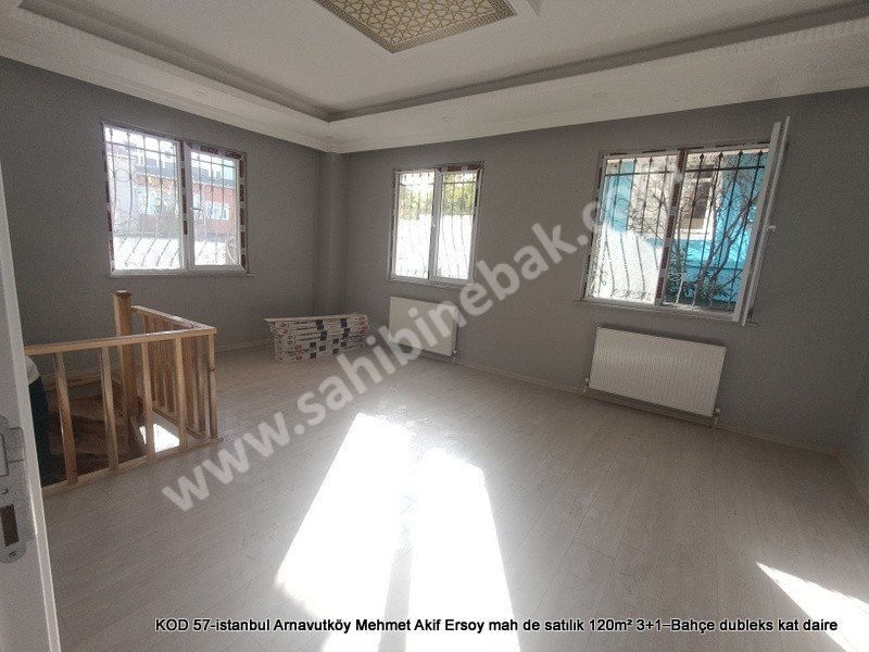 Arnavutköy Mehmet Akif Ersoy Mah. Satılık 3+1 Bahçe Dubleks 120 m2 Daire
