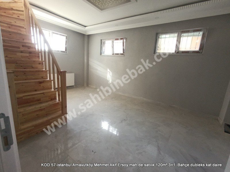 Arnavutköy Mehmet Akif Ersoy Mah. Satılık 3+1 Bahçe Dubleks 120 m2 Daire