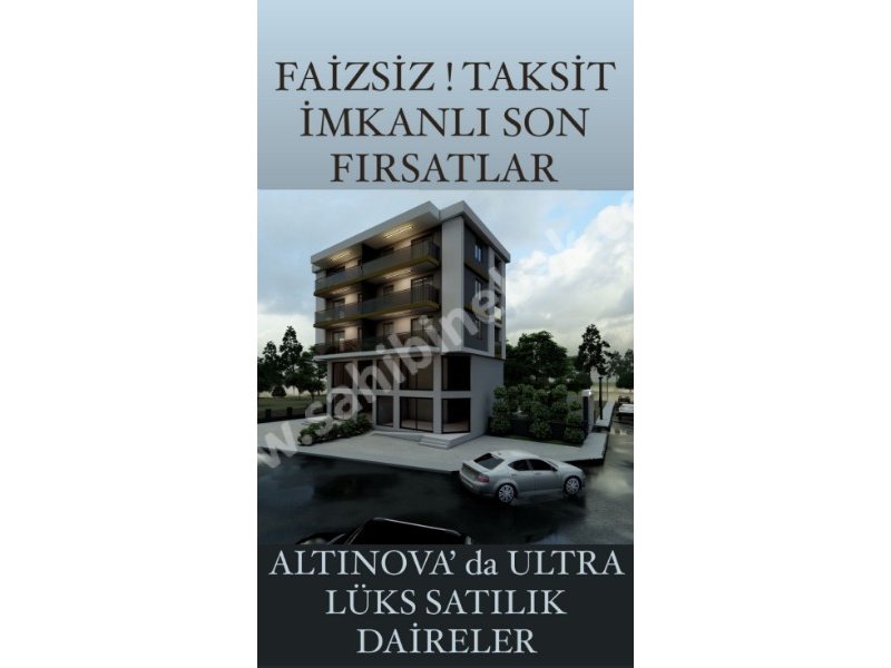 ANTALYA KEPEZ ALTINOVADA SATILIK SIFIR LÜKS DAİRELER