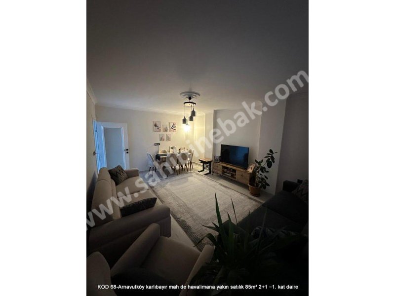 Istanbul Arnavutköy karlıbayır mah de havalimana yakın 85 m2 Satılık 1.Kat 2+1 Daire