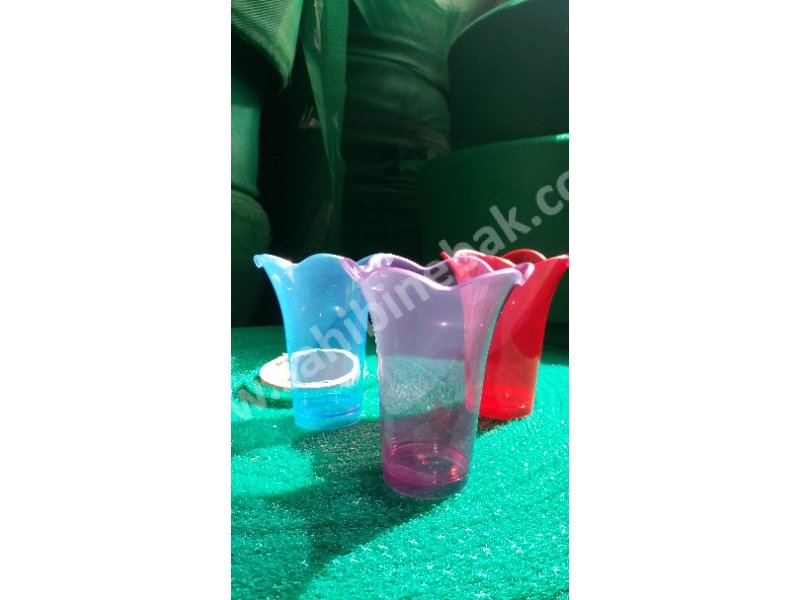 Renkli papatya bardak