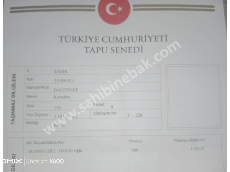 Köyiçi mevkinde, Çiftlik yapmaya Hobi bahçesi yapmaya uygun arazi