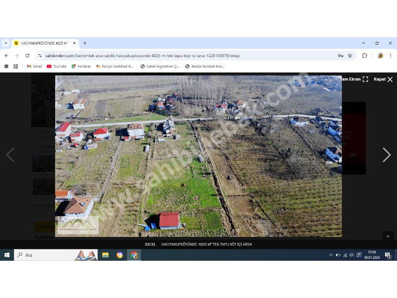 Gölyakada Üniversite Hocasından VİLLALIK Satlık Arsa