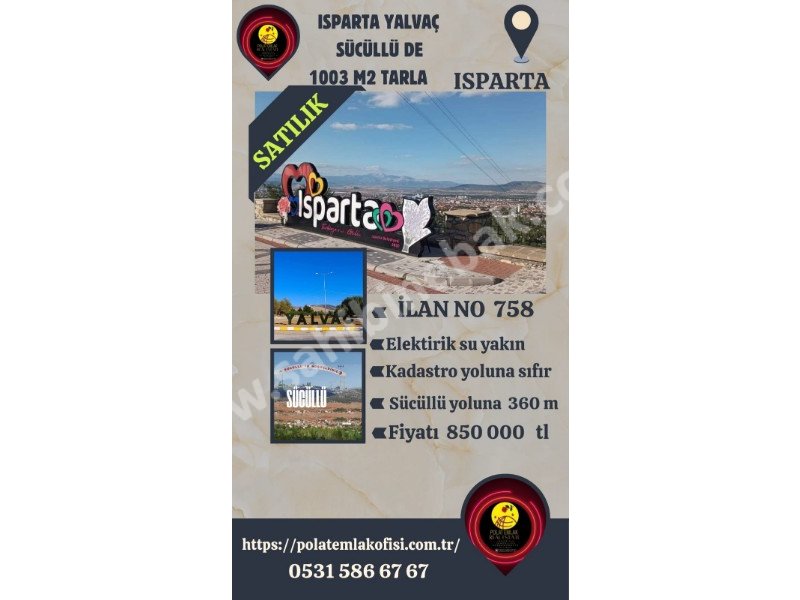  ISPARTA YALVAÇ SÜCÜ..