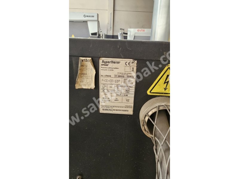 Alfatech 3000 x 12000 x HPR 260 XD Hypertherm 2014 Model Plazma Kesim