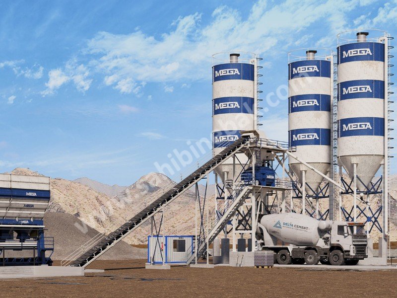 BETON SANTRALİ 90 m3 - TWINSHAFT MİKSER (İTALYAN)