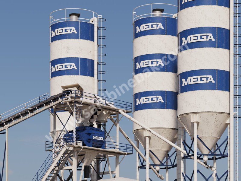 BETON SANTRALİ 90 m3 - TWINSHAFT MİKSER (İTALYAN)