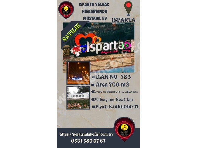  ISPARTA YALVAÇ HİSA..