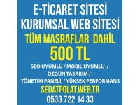 E-ticaret sitesi 500 tl