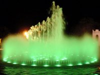 Fountain in the pool, fountain with music dancing, waters dancing with music